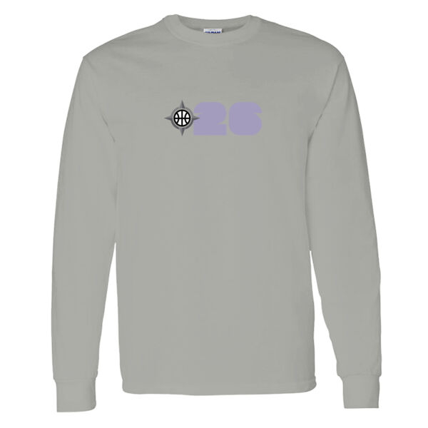 North South 2026 Heavy Cotton 100% Cotton Long Sleeve T Shirt Thumbnail
